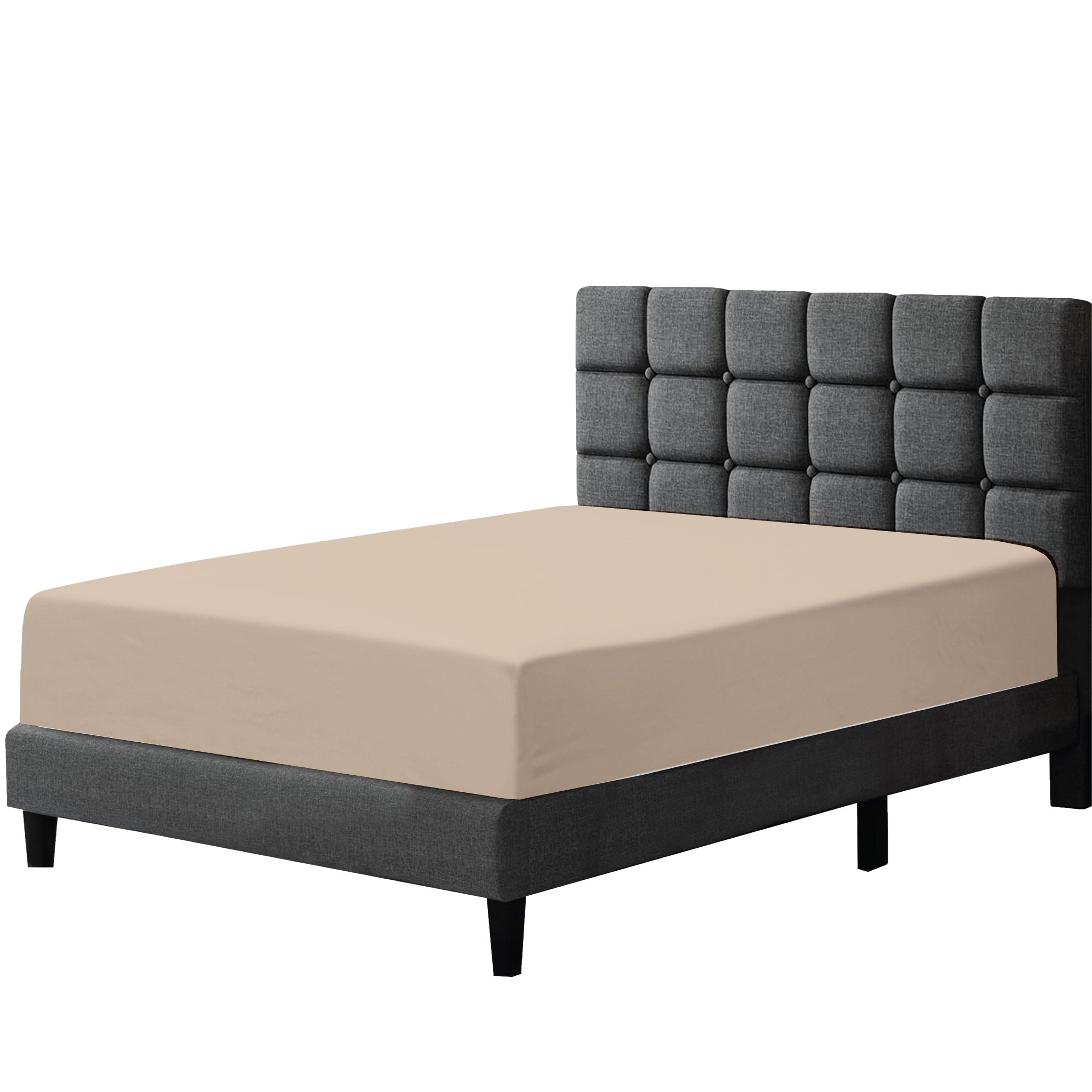 Siesta Zen 100% Egyptian Cotton Fitted Sheet – 300 Thread Count – Extra Deep 30cm Pocket