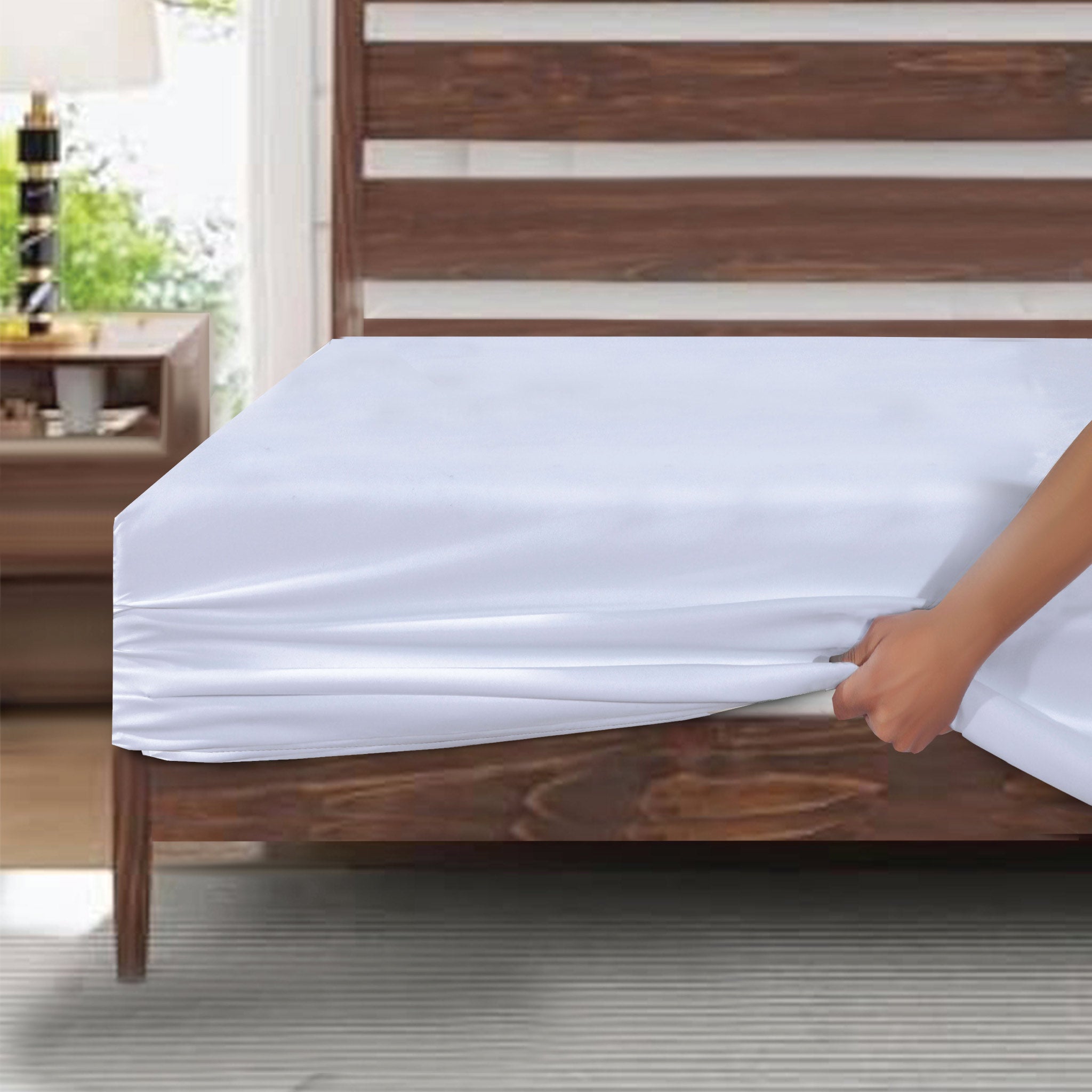 Siesta Zen Fitted Sheet Ultra-Soft Microfiber 30cm Deep Pocket, Fade & Shrink Resistant