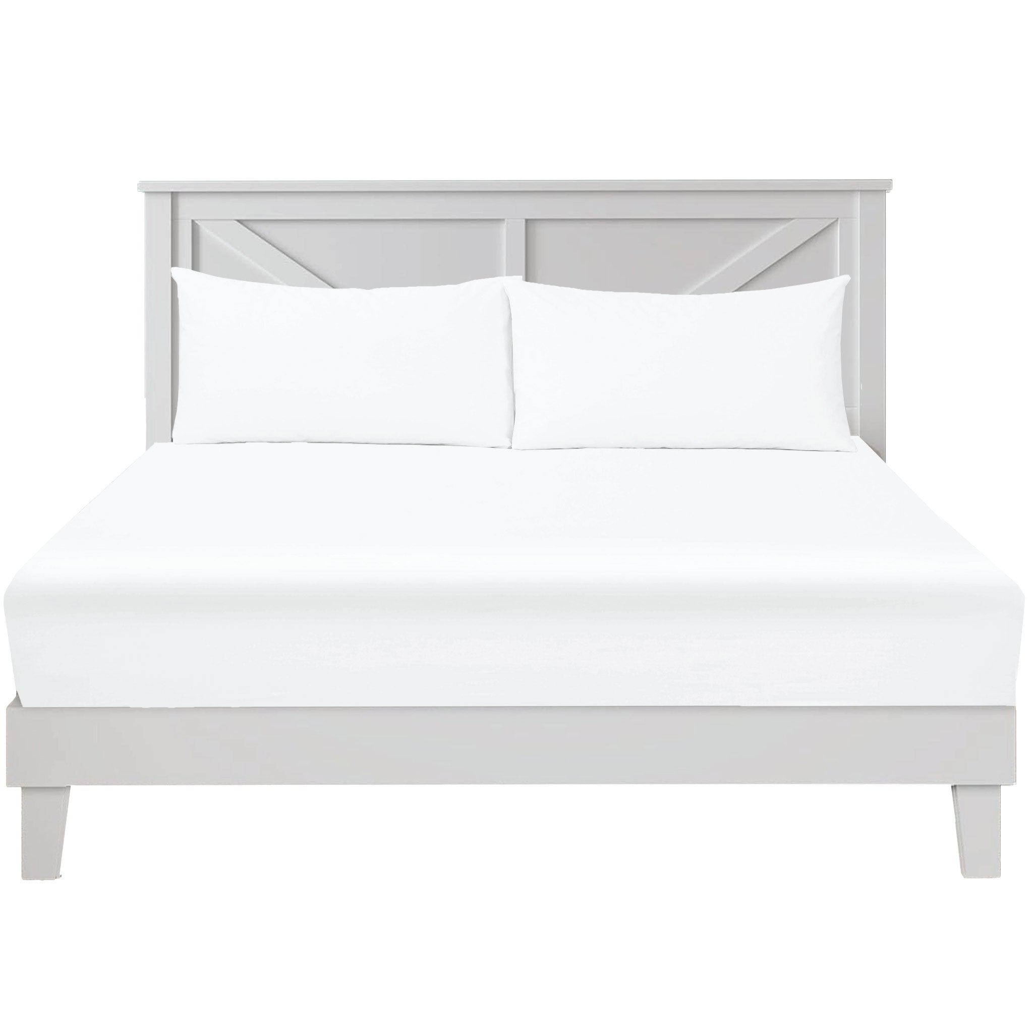 Siesta Zen 3 Piece Cotton Rich Fitted Sheet Set, 250 Thread count, 30cm Deep Pocket, Ultra Soft & Wrinkle Resistant